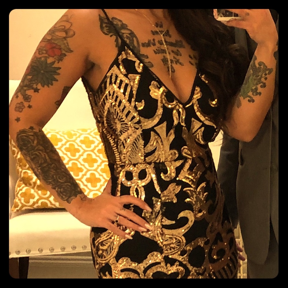 Sequin gown